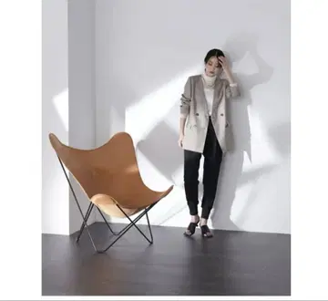 내추럴 뷰티 베이직 노카라 자켓