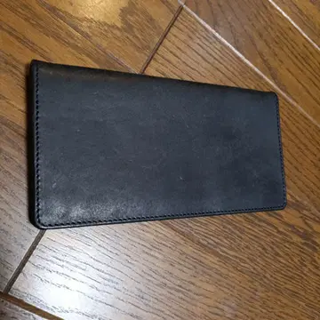 LITSTA 블랙 가죽 장지갑