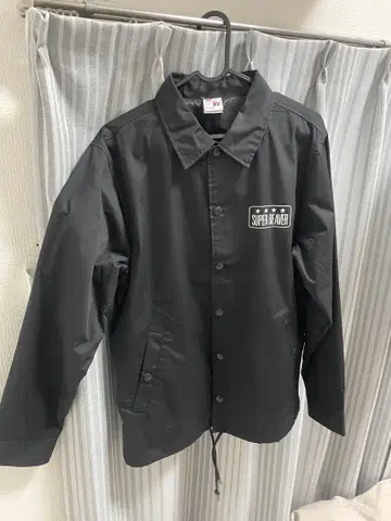 SUPER BEAVER 블랙 나일론 자켓 S