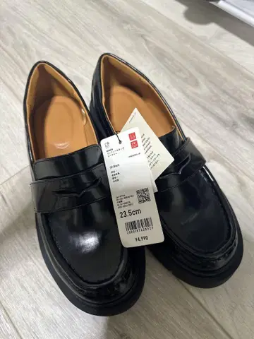 블랙 로퍼 23.5cm 유니클로C