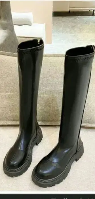 SHEIN 롱 부츠 블랙 24cm (CN38) 미사용 새상품