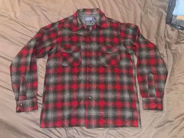 컨디션 최상 50s PENDLETON 옴브레 체크 보드 셔츠 펜들턴