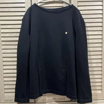 SOSHIOTSUKI 울 풀오버 니트 Black size:46