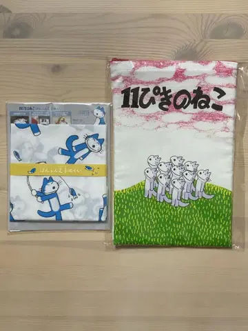 [ 11마리 고양이 ] 파우치 손수건 세트