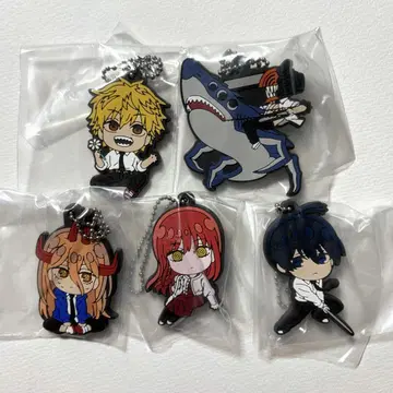 체인소 맨 데포라바! 키링 덴지 파워 마키마 아키 빔