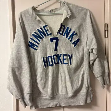 MINNETONKA 7 HOCKEY 풀오버 트레이닝복 70s 70년대