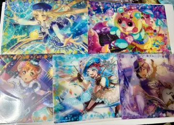 뱅드림 비주얼 시트 코코로 카논 카오루 하구미 미사키 미셸 할로하피