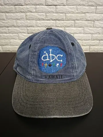 90's ABC STORES 기업 자수 로고 6패널 캡