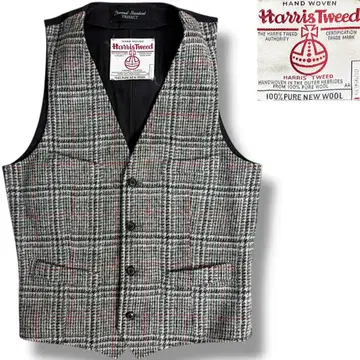 J7266 새상품급 저널 스탠다드 해리스 트위드 베스트 그레이 M