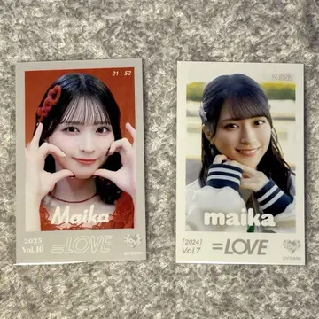 이코럽 사사키 마이카 미니 사진 특전 드라마 의상 빨간색 의상