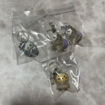 치이카와(먼작귀) 메지루시 액세서리 1과 2 하치와레 토끼 4점 세트