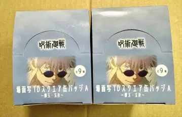 주술회전 회옥옥절 장면 사진 TD 스퀘어 캔뱃지 A 2BOX 세트