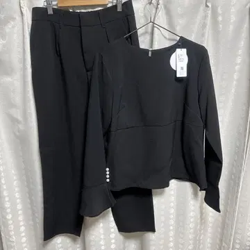 포멀 블랙 셋업 팬츠 XL