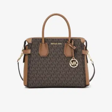 MICHAEL KORS 로고 프린트 숄더백
