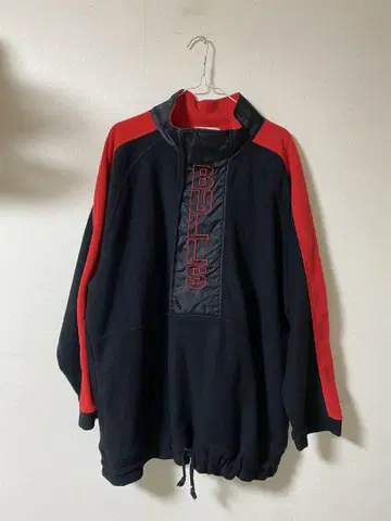 CHICAGO BULLS 플리스 자켓 블랙 레드