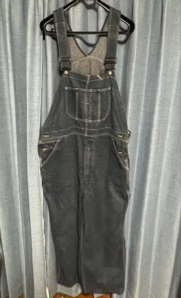 데님 오버롤 빈티지 워크 의류 블루 계열 남성용