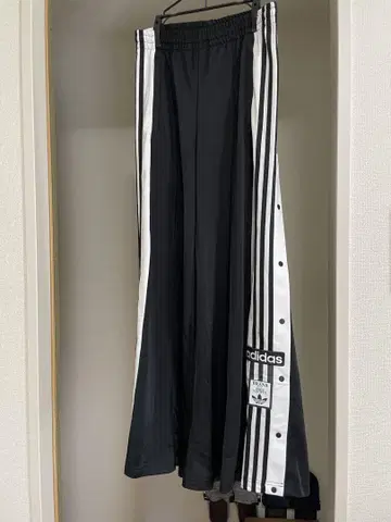 adidas 아디블레이크 팬츠 블랙 와이드 팬츠