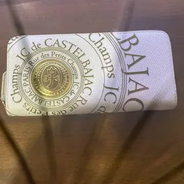 CASTELBAJAC 로고 장지갑 화이트