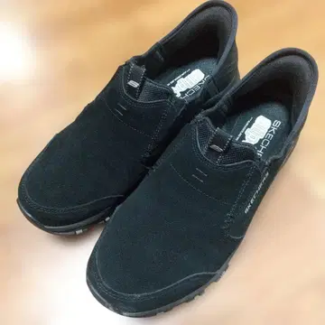 스케쳐스 여성용 스니커즈 25cm 블랙 스웨이드