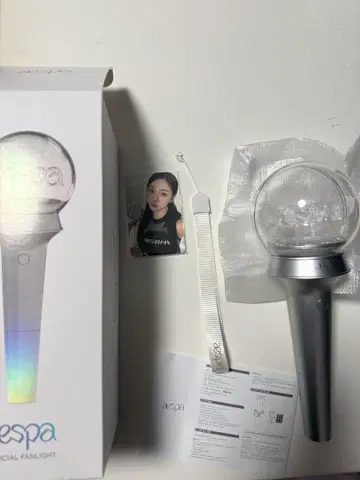 aespa 응원봉 트레이딩 카드 닝닝