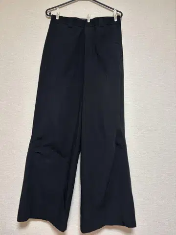 블랙 와이드 팬츠 루즈핏