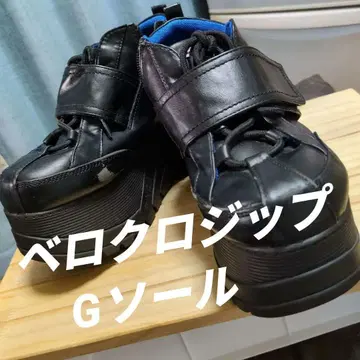 [ YOSUKE ] 요스케 통굽 스니커즈 벨크로 지퍼 G 밑창!