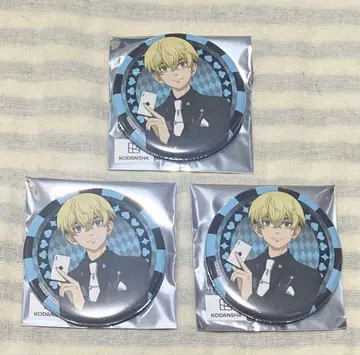 도쿄 리벤저스 프린세스 카페 카드놀이 수트 캔뱃지 치후유