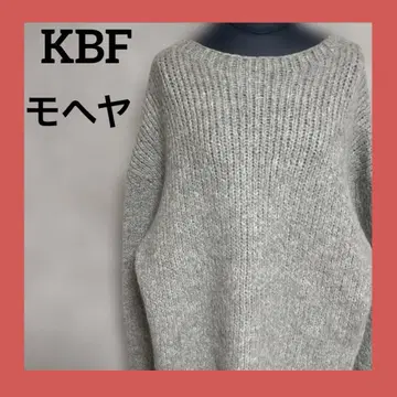 KBF 모헤어 혼방 니트 스웨터 베이지 원사이즈 가을/겨울
