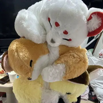 쵸콘과 여우 봉제 인형 전 3종 3개 컴플리트 세트