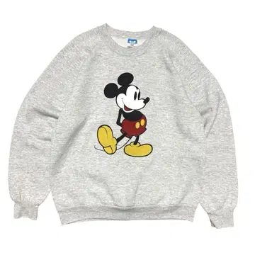 레어 USA제 80s Disney Mickey 맨투맨