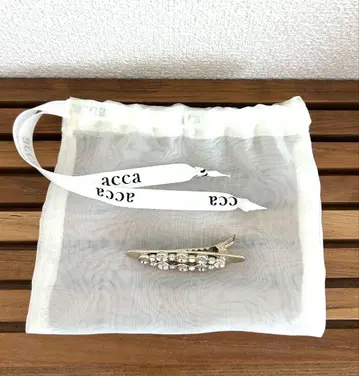 [ acca ] 베리 아몬드 클립 그레이지 수납 파우치 포함