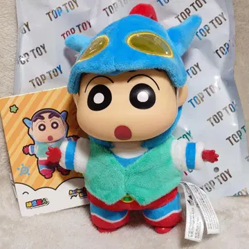 짱구는 못말려(크레용 신짱) TOPTOY 액션 가면 봉제 인형 키링