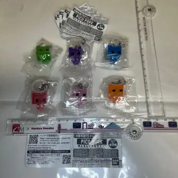 가챠 PICO PARK 메지루시 액세서리 6개 세트입니다.