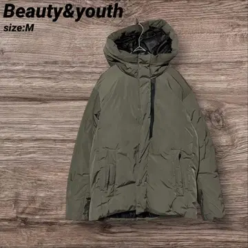 뷰티 앤 유스 다운 자켓 그린 계열