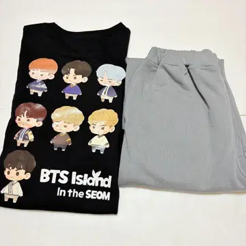 BTS Island In The Seom 룸웨어 상하의 세트 M 사이즈
