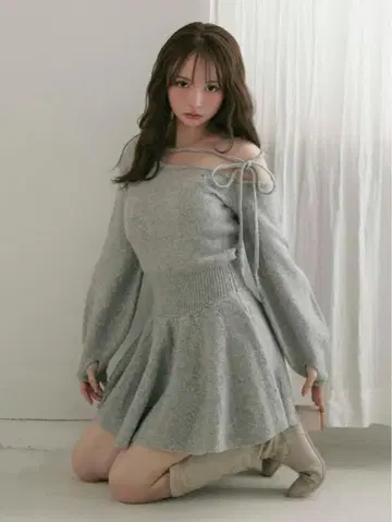 andmary Rhoda flare mini dress