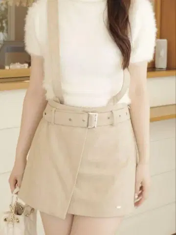 Ciel 비대칭 서스펜더 스커트 새상품 미사용 S 사이즈