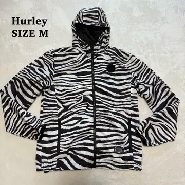 컨디션 최상 hurly 할리 제브라 패턴 마운틴 후드티 M 사이즈