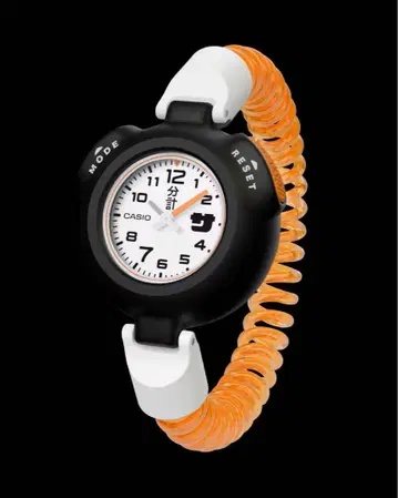 CASIO 시계 SAN-100H-7BJR 화이트 오렌지 새상품