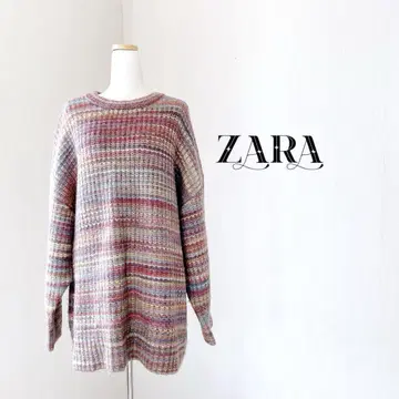 [ 새상품급 ] ZARA 자라 멀티 컬러 니트 스웨터