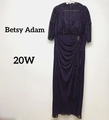 Betsy Adam [ 20W ] 파티 드레스 루즈 퍼플