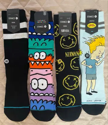 스탠스 삭스 STANCE SOCKS L 4족 세트