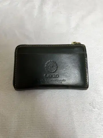 GANZO 간조 브라이들 캐주얼 L 지퍼 동전 지갑 그린