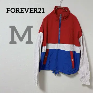 FOREVER 21 [ M ] 자켓 하프 지퍼 풀오버 아우터