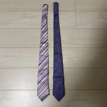 Paul Smith 넥타이 세트 보라색 스트라이프