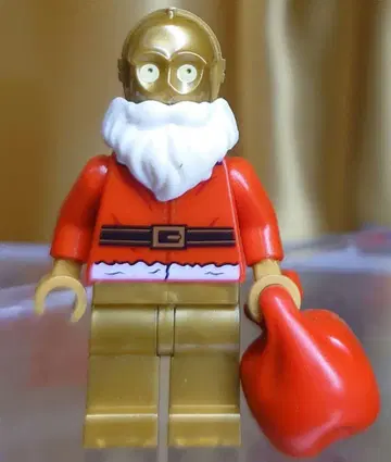 LEGO 정품 산타 C-3PO 미니 피규어 / 스타워즈