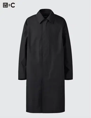 UNIQLO C 블록 테크 스텐카라 코트 L 블랙 블랙 유니클로