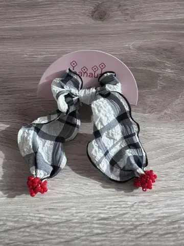 [ 새상품 ] 하나우타 Ribbon 이어클립(블랙)