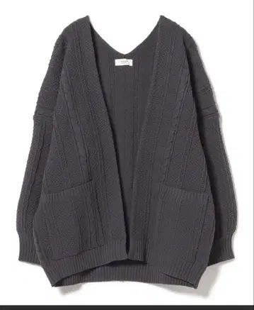 케이블 무늬 가디건