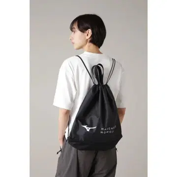 MIZUNO HOWELL 드로우 스트링 백 블랙